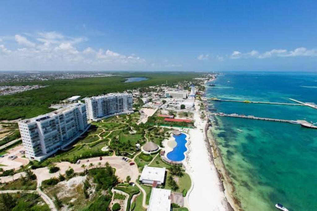 Hermoso Condo De 2 Habitaciones Frente Al Caribe 坎昆 外观 照片