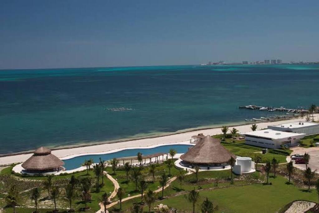 Hermoso Condo De 2 Habitaciones Frente Al Caribe 坎昆 外观 照片