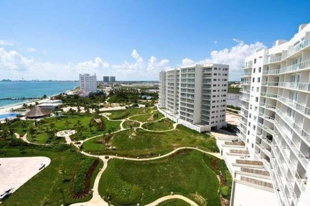 Hermoso Condo De 2 Habitaciones Frente Al Caribe 坎昆 外观 照片